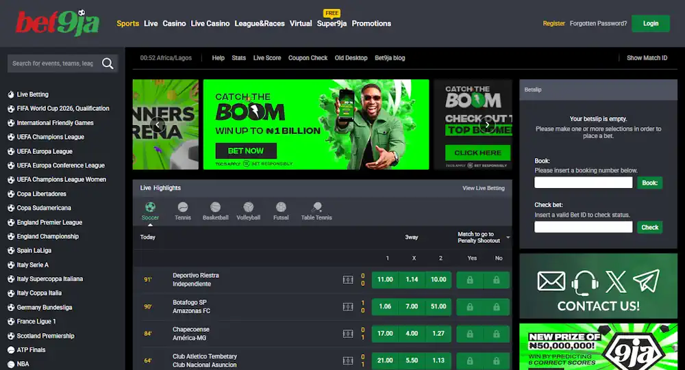 Bet9ja Screenshot