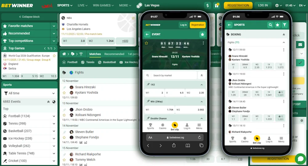 Boxing Betwinner 1 Screenshot