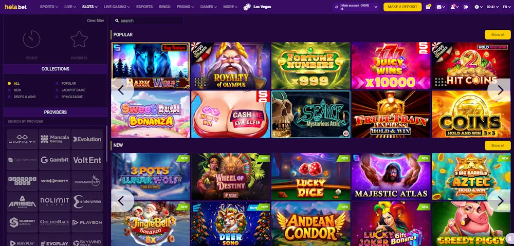 Helabet Slots Screenshot