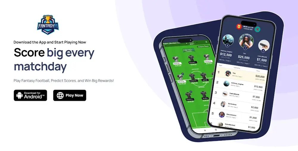 FantasyFi App Screenshot