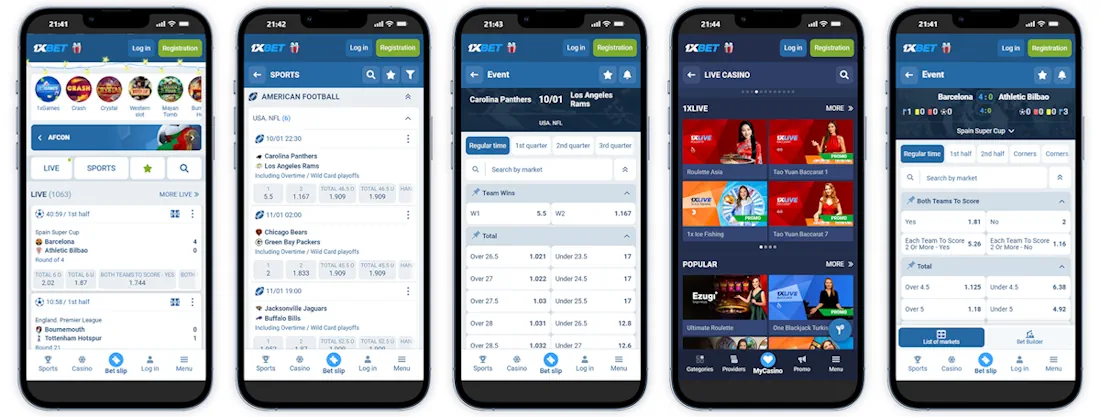 1xBet App Screenshot