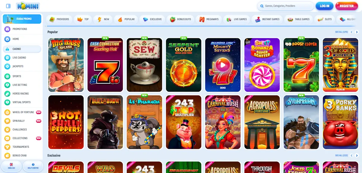 Nomini Casino Games 3 Screenshot