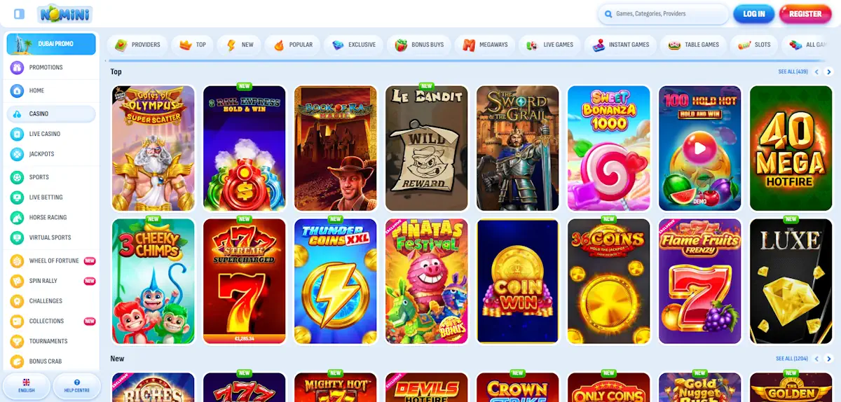 Nomini Slots Screenshot