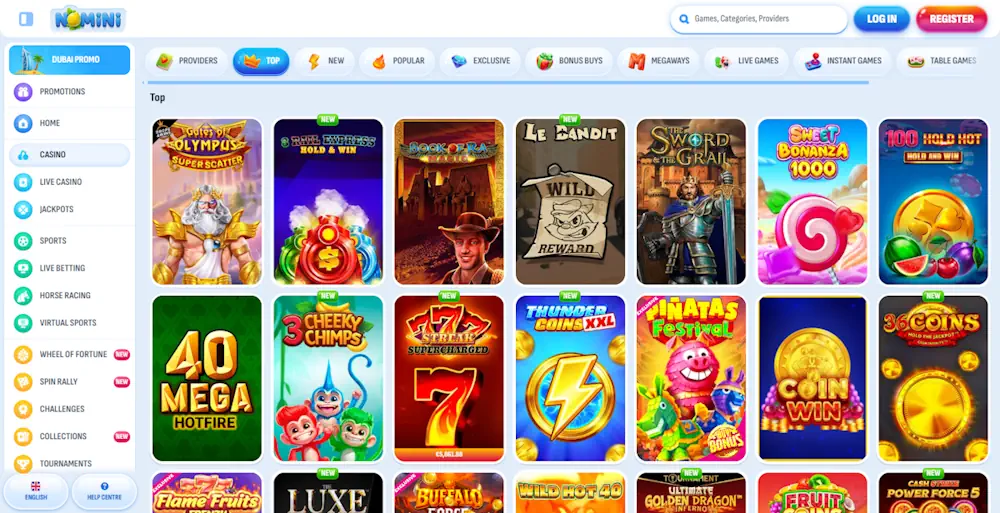 Nomini Top Slots Screenshot