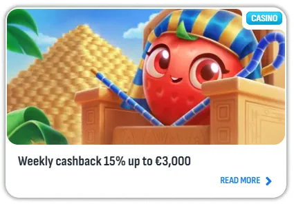Nomini Weekly cashback bonus Screenshot